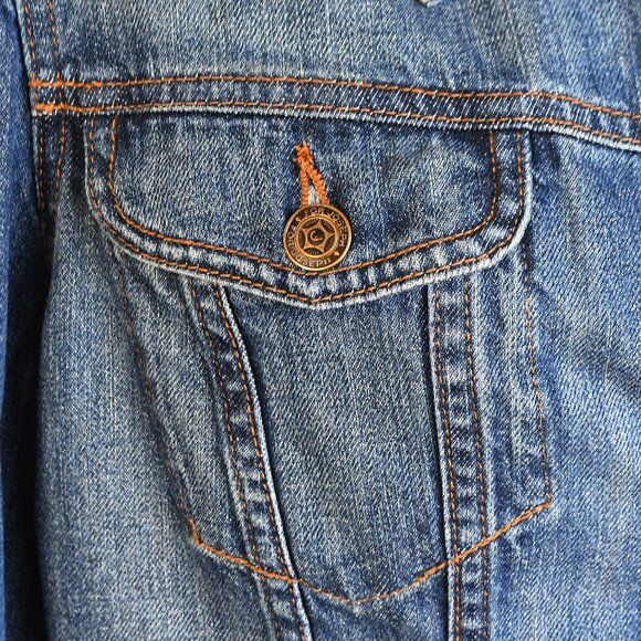 Jean Jacket Peplum style, For Joseph size Large - Picture 4 of 7